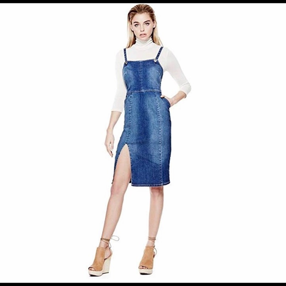 Brand new GUESS fitted denim dress